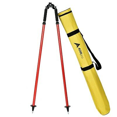 Adirpro Thumb Release Red Bipod, For Surveying Total Station, Gps,seco