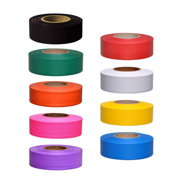 Presco Flagging Tape Ribbon For Survey Construction-pick Color Single Roll