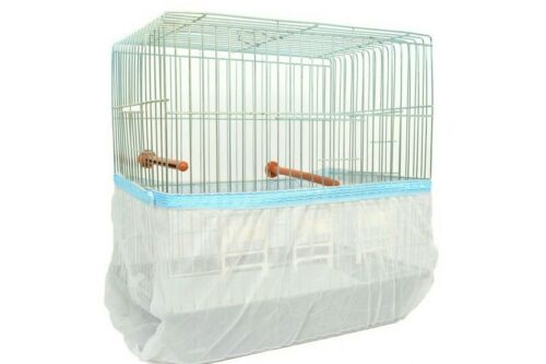 Bird Cage Cover Seed Catcher Guard Tulle Mesh  Small S Cir 44” Buy 2 Get 1 Free