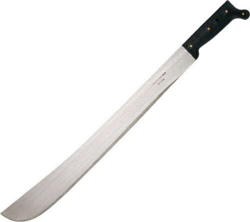 Tramontina Machete Knife 26616/022 28" Overall. 22" Blade. Textured Black Plasti