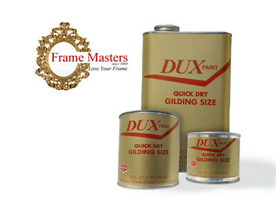 Dux Fast/quick Dry Oil Based Gold Leaf Gilding Size Adhesive - Made In Usa