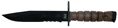 Ontario Okc3s Khaki Brown Usmc Bayonet 8" Blade And Scabbard Ontario Knife 6504